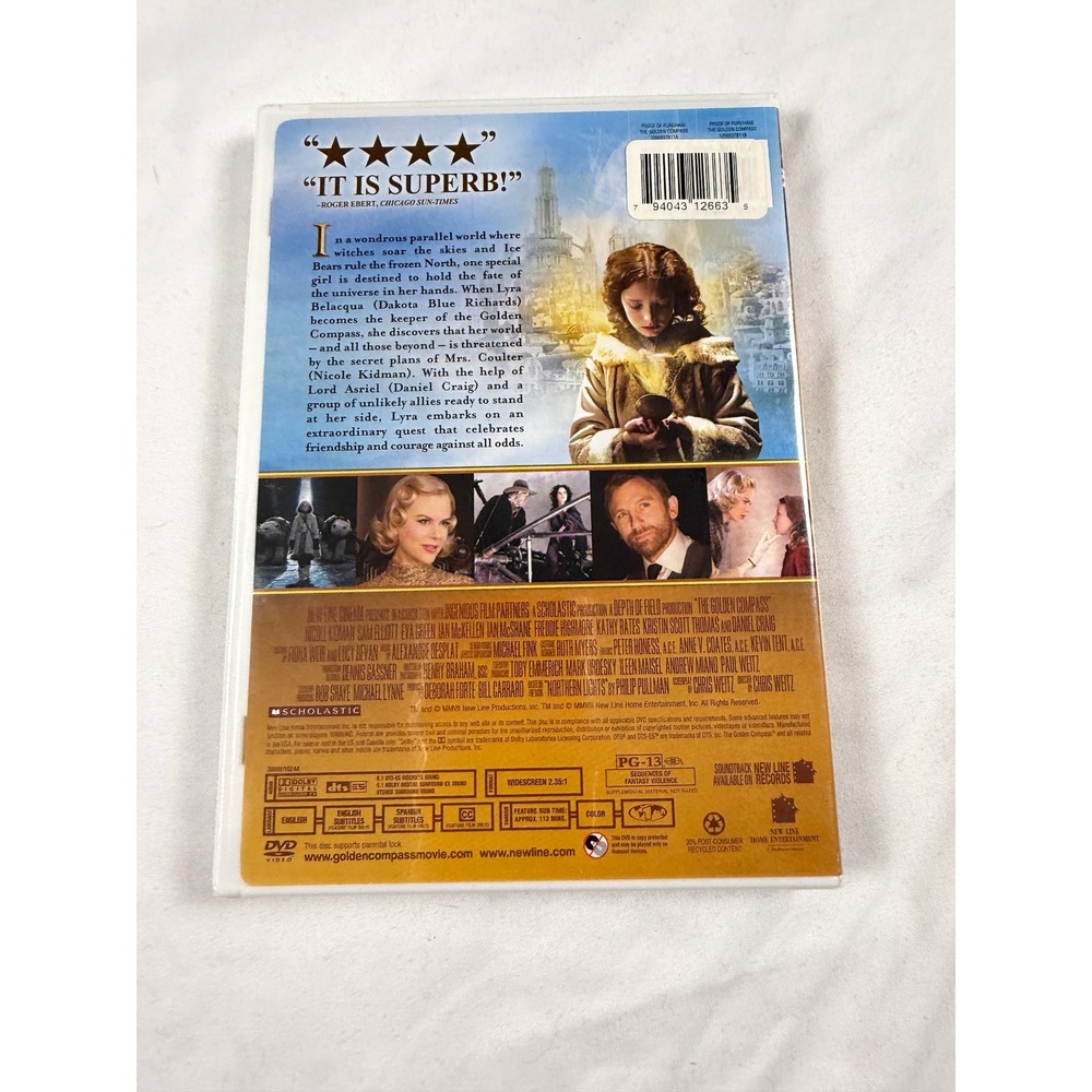The Golden Compass (DVD Wide Screen) New Sealed - Picture 5 of 6